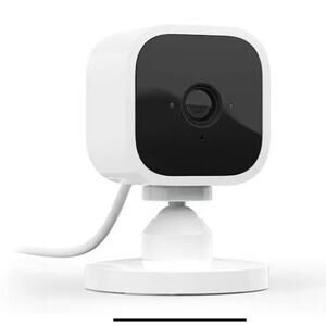 Blink Mini Compact Indoor Plug-in Smart Security Camera 1080 HD Motion Detection